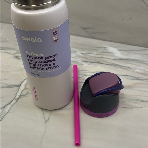 Owala FreeSip Insulated Stainless Steel Water Bottle 32oz, Dreamy Field, NWT - Picture 6 of 6